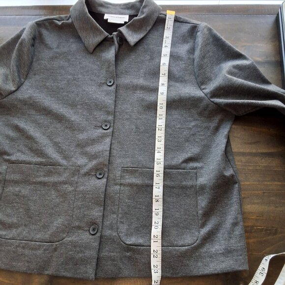 Ministry Of Supply Womens Fusion Chore Jacket Heathered Gray Sz 8 - Picture 7 of 10